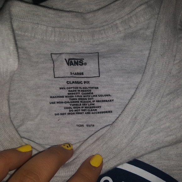 Grey Vans Classic Fit Shirt - Picture 1 of 2